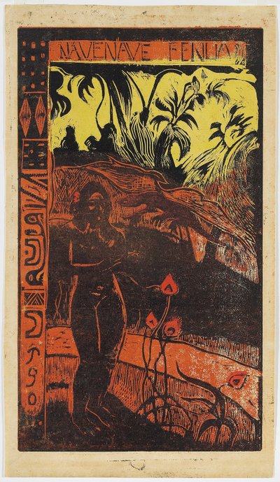 Nave Nave Fenua from the Noa Noa Series by Paul Gauguin